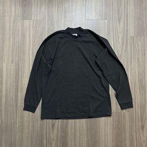 ProClub Mock Neck Long Sleeve Black